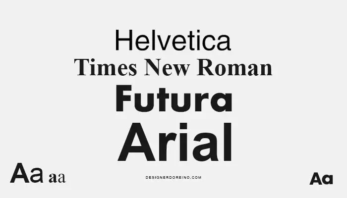 6 fontes mais usadas pelos Designers Gráficos